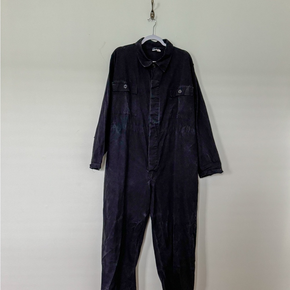 Men’s Vintage Dead Stock G60 Military Black Jumpsuit